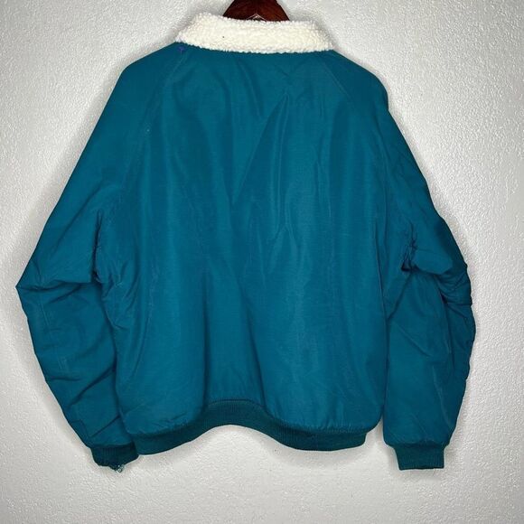 Vintage 90s Columbia Sherpa Lined Jacket XXL - Picture 4 of 7